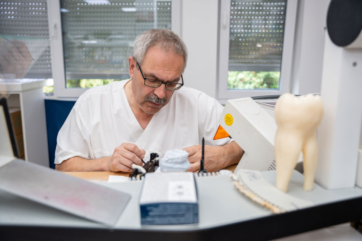 Modellgussarbeit im Fachlabor Verseck